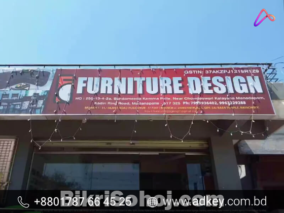 LED Aluminium Profile Outdoor Lightbox Sign Design in BD